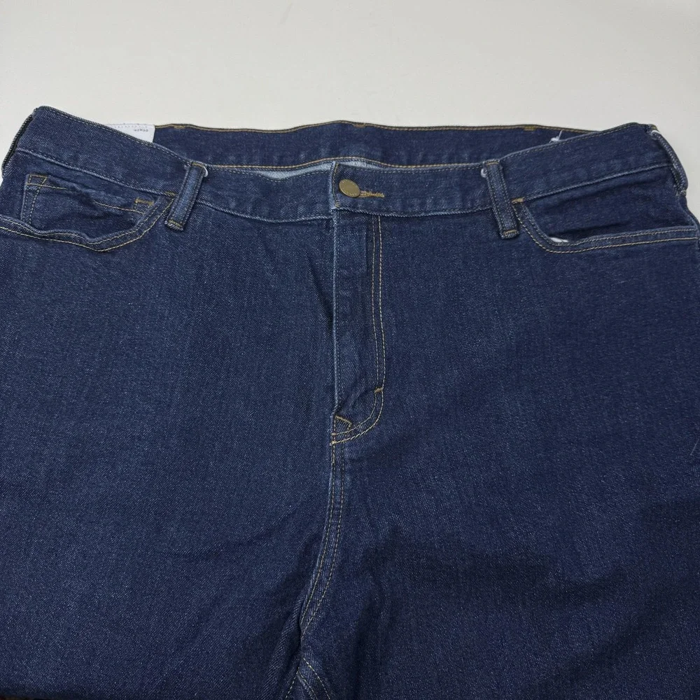 Banana‎ Republic Jeans Mens 42x32 Dark Wash Straight Leg Stretch Denim Pants